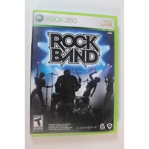 Rock Band (Microsoft Xbox 360) Authentic, Complete, Tested/works